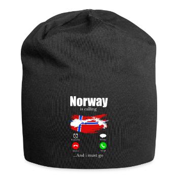 Norvège - Bonnet en jersey - noir - Devant