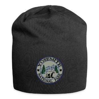 ours du parc national de Yosemite - Bonnet en jersey - noir - Devant
