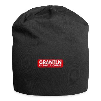Grantln Bayrisch Bayern Fluchen - Jersey-Beanie - Schwarz - Vorne