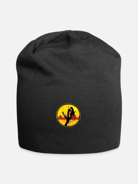 Tree climber arborist arborist tree care - Jersey Beanie - black
