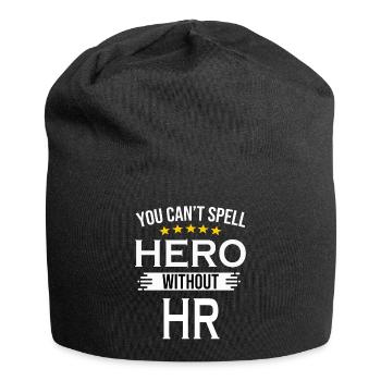 Human Resources HR Manager Working Job - Jersey Beanie - black - Front
