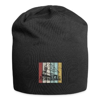 Railroad Vintage Retro Classic - Jersey-Beanie - Schwarz - Vorne