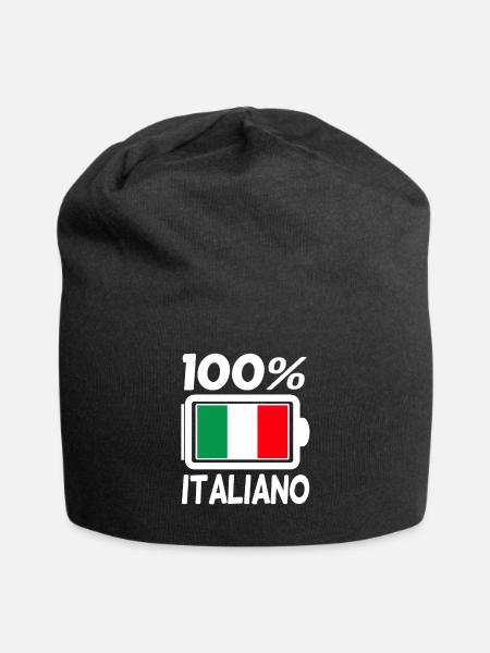 Italien Italiener - Jersey-Beanie - Schwarz