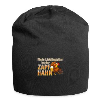 JGA Bier Beer Biersprüche Mythos Spruch Lustig - Jersey-Beanie - Schwarz - Vorne