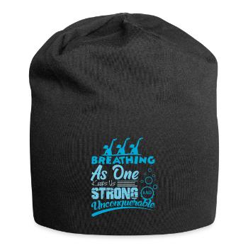Synchronschwimmen - Jersey-Beanie - Schwarz - Vorne