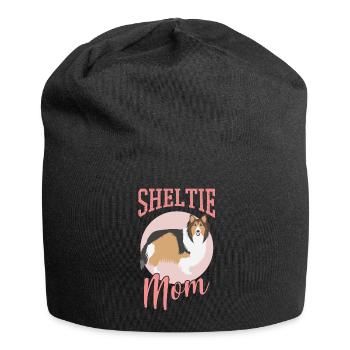 Shetland Sheltie Owner Gift - Jersey Beanie - black - Front