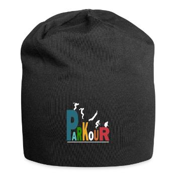 Parkour sport freerunning - Jersey Beanie - black - Front