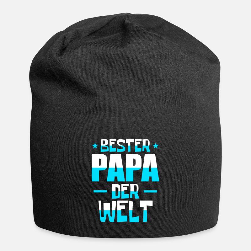 Best dad in the world - Jersey Beanie - black