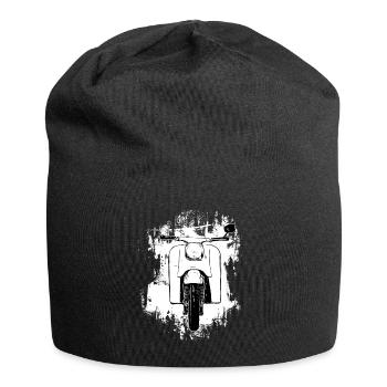 Schwalbe KR51 / Schwalbenfahrer / Ostalgie / Mofa - Jersey-Beanie - Schwarz - Vorne