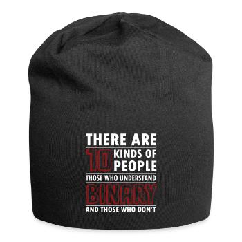 There are 10 types of people those who understand - Bonnet en jersey - noir - Devant