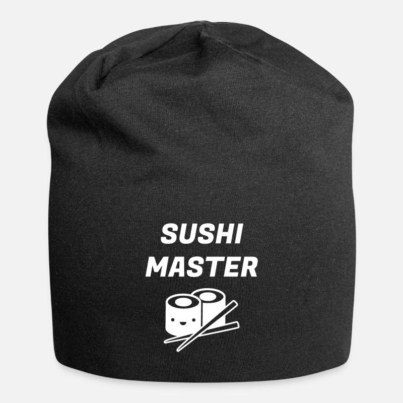 Sushi - Jersey-Beanie - Schwarz