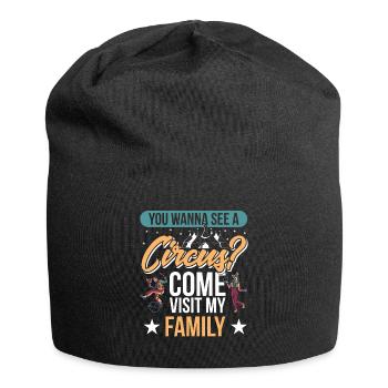 Circus Event Clown Circus Gift - Jersey Beanie - black - Front
