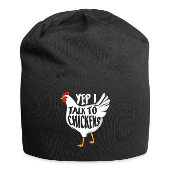 Landwirt Bäuerin - Jersey-Beanie - Schwarz - Vorne