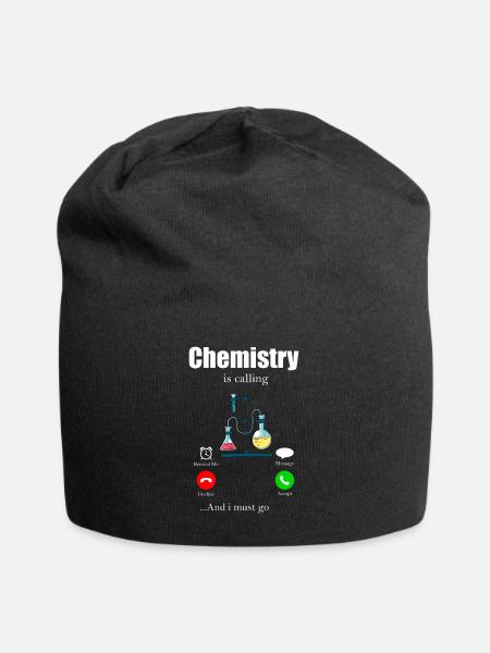 Chimie Tableau périodique Molécule Atome Biochimie - Bonnet en jersey - noir