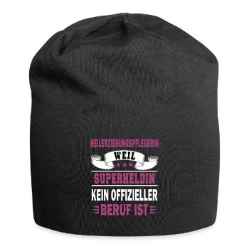 HEP | Heilerziehungspflegerin - Jersey-Beanie - Schwarz - Vorne