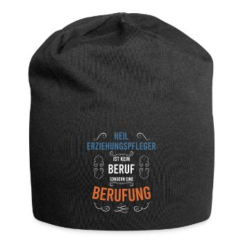 Heilerziehungspflege Heilerziehungspfleger hep - Jersey-Beanie - Schwarz - Vorne