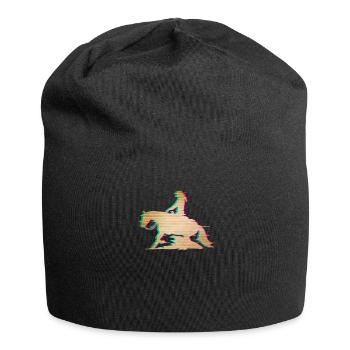 Westernreiten Reining Reiter Pferdeliebe Geschenk - Jersey-Beanie - Schwarz - Vorne