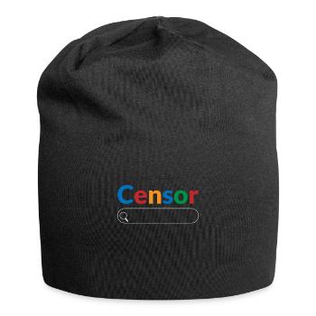 Suchmaschinen-Zensur Big Tech Censor - Jersey-Beanie - Schwarz - Vorne