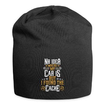 No idea where my car is #Geocaching - Jersey Beanie - black - Front
