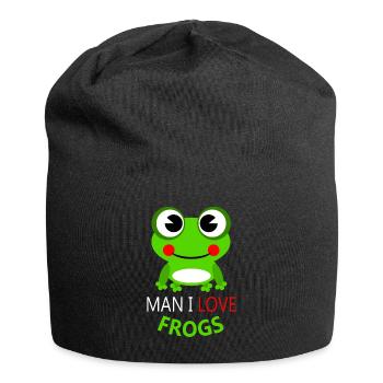 Frog - Jersey Beanie - black - Front
