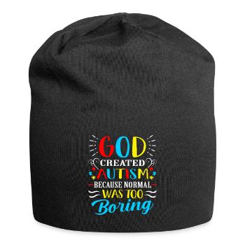 Autism Awarenesss Respect cadeau de chemise - Bonnet en jersey - noir - Devant