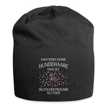 Pinschers Deutsche Pinscher Hunde Hund - Jersey-Beanie - Schwarz - Vorne