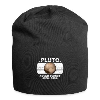 Never Forget Pluto Shirt Vintage Planet Pluto - Bonnet en jersey - noir - Devant