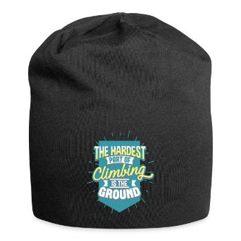 Klettern Kletterer - Jersey-Beanie - Schwarz - Vorne