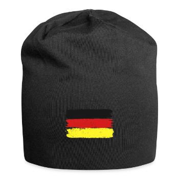 Drapeau de l’Allemagne - Bonnet en jersey - noir - Devant