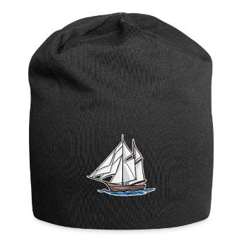 Boot - Jersey-Beanie - Schwarz - Vorne