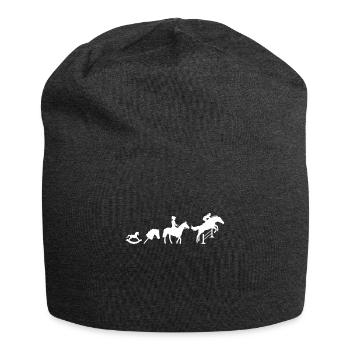 Evolution Springreiter Reiten - Jersey-Beanie - Anthrazit - Vorne