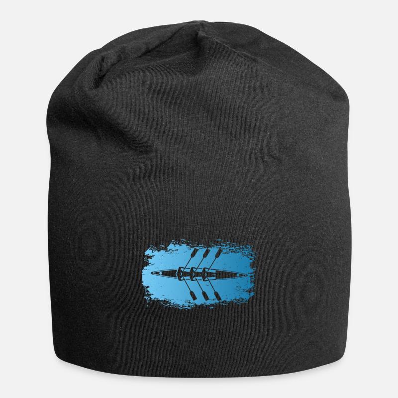 Rudern - Jersey-Beanie - Schwarz