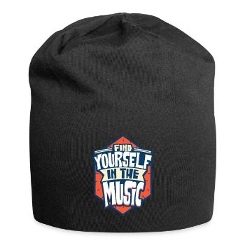 Musik - Jersey-Beanie - Schwarz - Vorne