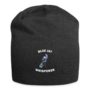 Lustiger Blauhäher Blue Jay Flüsterer - Jersey-Beanie - Anthrazit - Vorne
