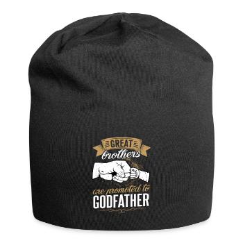 Great brothers become godfather - Bonnet en jersey - noir - Devant