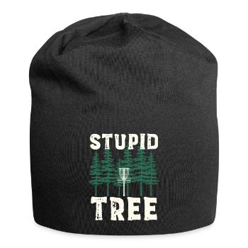 Disc Golf Discgolf | Discgolfspieler Geschenk - Jersey-Beanie - Schwarz - Vorne