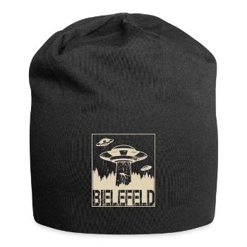 Bielefeld Verschwörung OWL Bielefeld Sprüche - Jersey-Beanie - Schwarz - Vorne