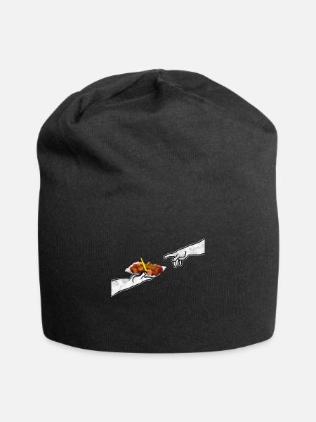 Die Göttliche Currywurst - Jersey-Beanie - Schwarz
