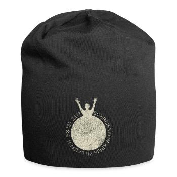 IL EST TEMPS DE TOURNER EN ROND EN HURLANT - Bonnet en jersey - noir - Devant