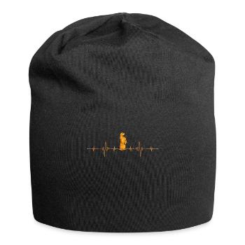 Cocker Spaniel - Jersey-Beanie - Schwarz - Vorne