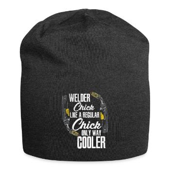 Schweißen Schweißer MIG Wig Schweißen Frauen - Jersey-Beanie - Anthrazit - Vorne