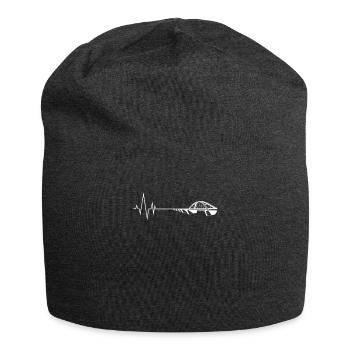 Fehmarn Ostsee Sonneninsel Fehmarnsund Geschenk - Jersey-Beanie - Anthrazit - Vorne