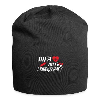 MFA Medizinische Fachangestellte Arzthelferin - Jersey-Beanie - Schwarz - Vorne