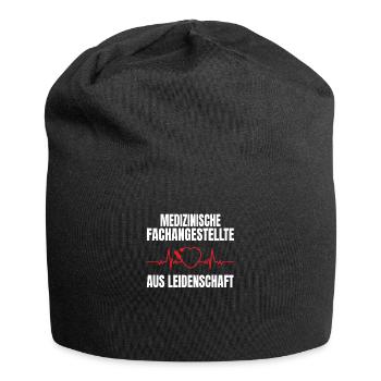 MFA Medizinische Fachangestellte Arzthelferin - Jersey-Beanie - Schwarz - Vorne