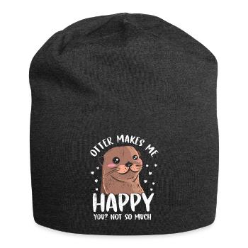 otter - Jersey Beanie - charcoal grey - Front