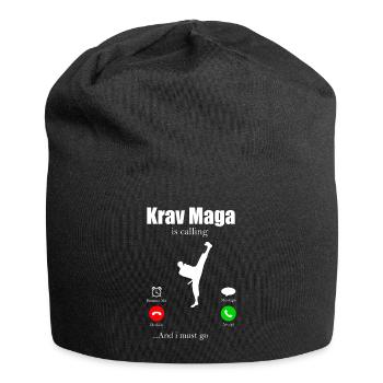 KravMaga - Bonnet en jersey - noir - Devant