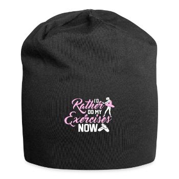 Danseuse Ballerine Ballet - Bonnet en jersey - noir - Devant