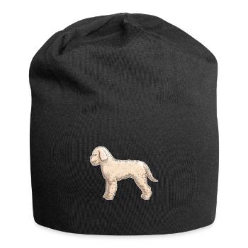 Lagotto Romagnol chien d’eau italien Graphique - Bonnet en jersey - noir - Devant