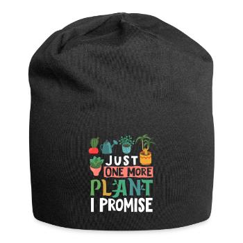 Pflanzen Gartenarbeit Gärtner Geschenk - Jersey-Beanie - Schwarz - Vorne