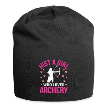 Tir à l’arc - Bonnet en jersey - noir - Devant